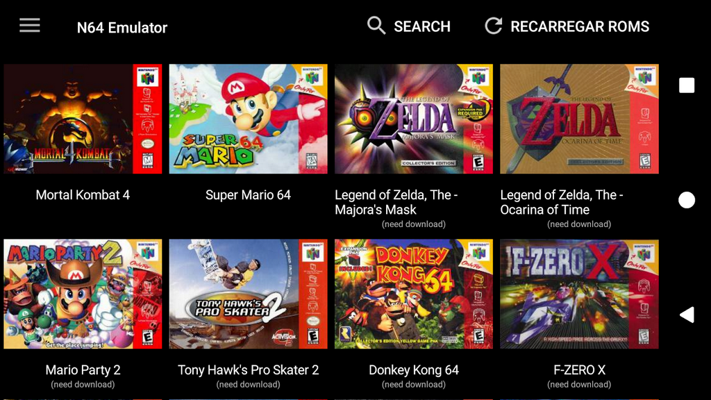 Descargar ROM de Nintendo 64